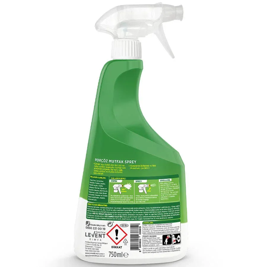 Porçöz Mutfak Sprey 750 ML