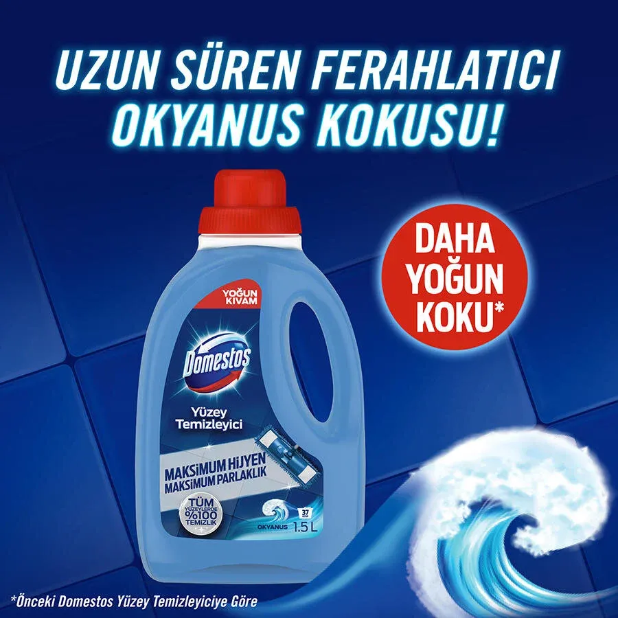 Domestos Yüzey Temizleyici Okyanus 1500 ML