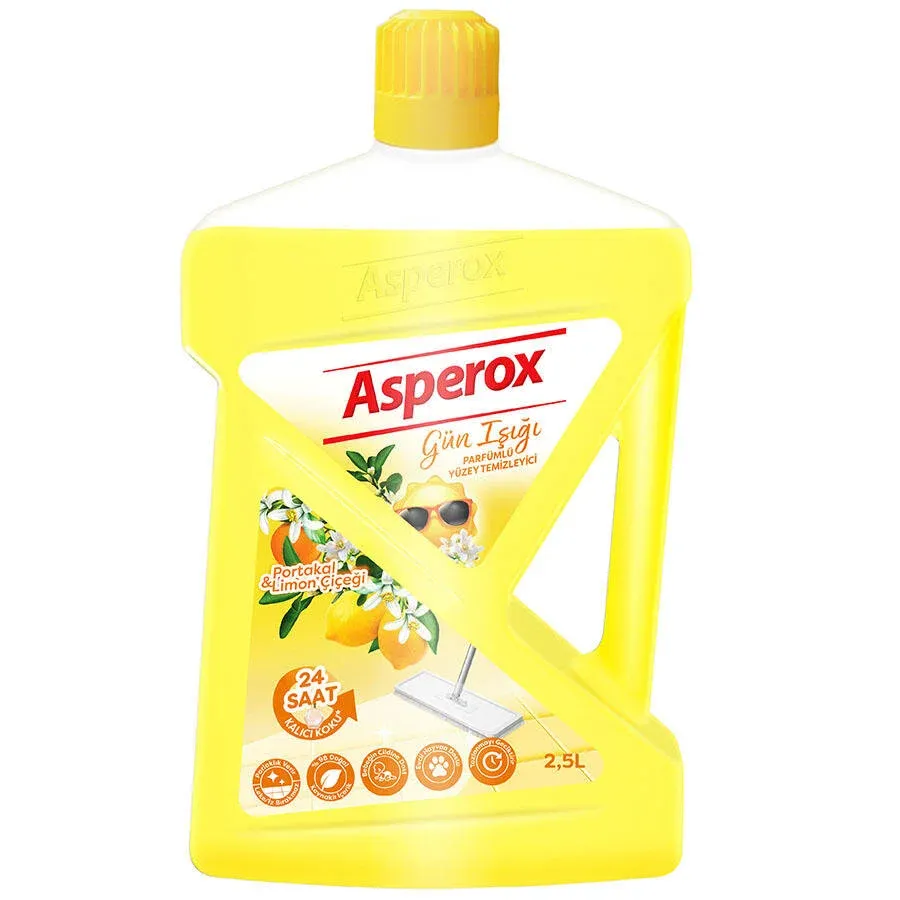 Asperox Parfümlü Yüzey Temizleyici Gün Işığı Portakal&Limon Çiçeği 2,5 L