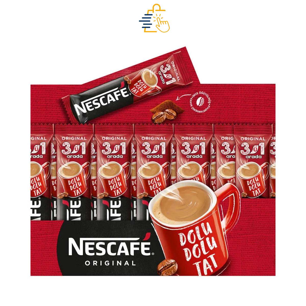 Nescafe 3'ü 1 Arada Kahve 17,5 gr 72'li Paket