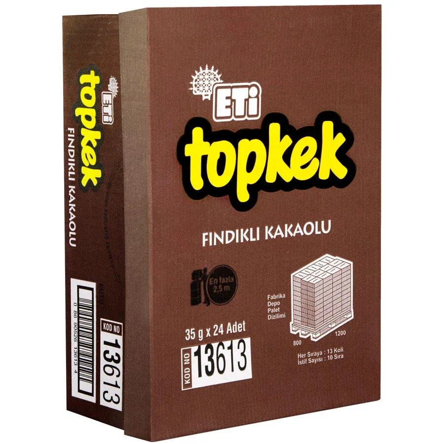 KOLİYLE AL - Eti Topkek Kakaolu 35 gr 24'lü
