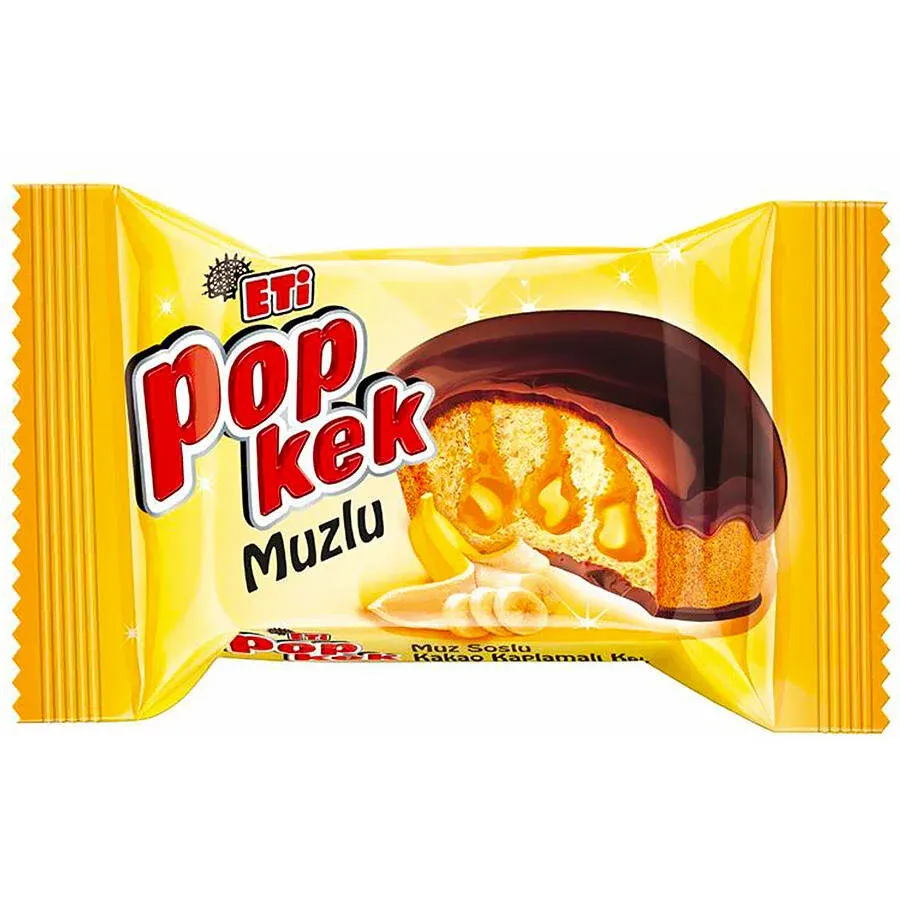 KOLİYLE AL - Eti Popkek Muzlu 60 gr 24'lü