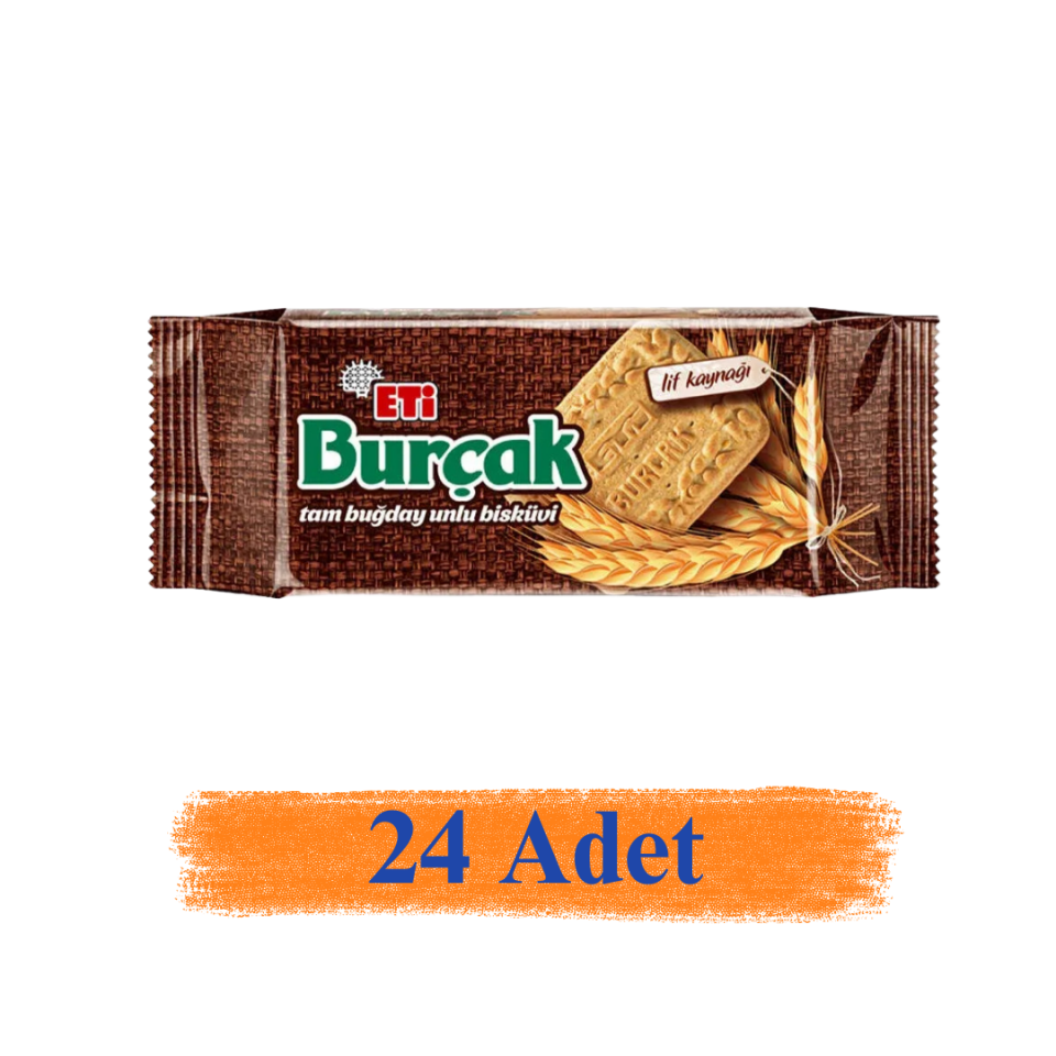 Eti Burçak Klasik Bisküvi 131 gr 24'Lü
