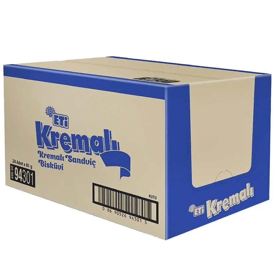 Eti Kremalı Bisküvi 61 gr 24'Lü
