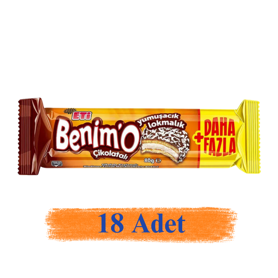 Eti Benimo Lokmalık 80 gr 18'Li