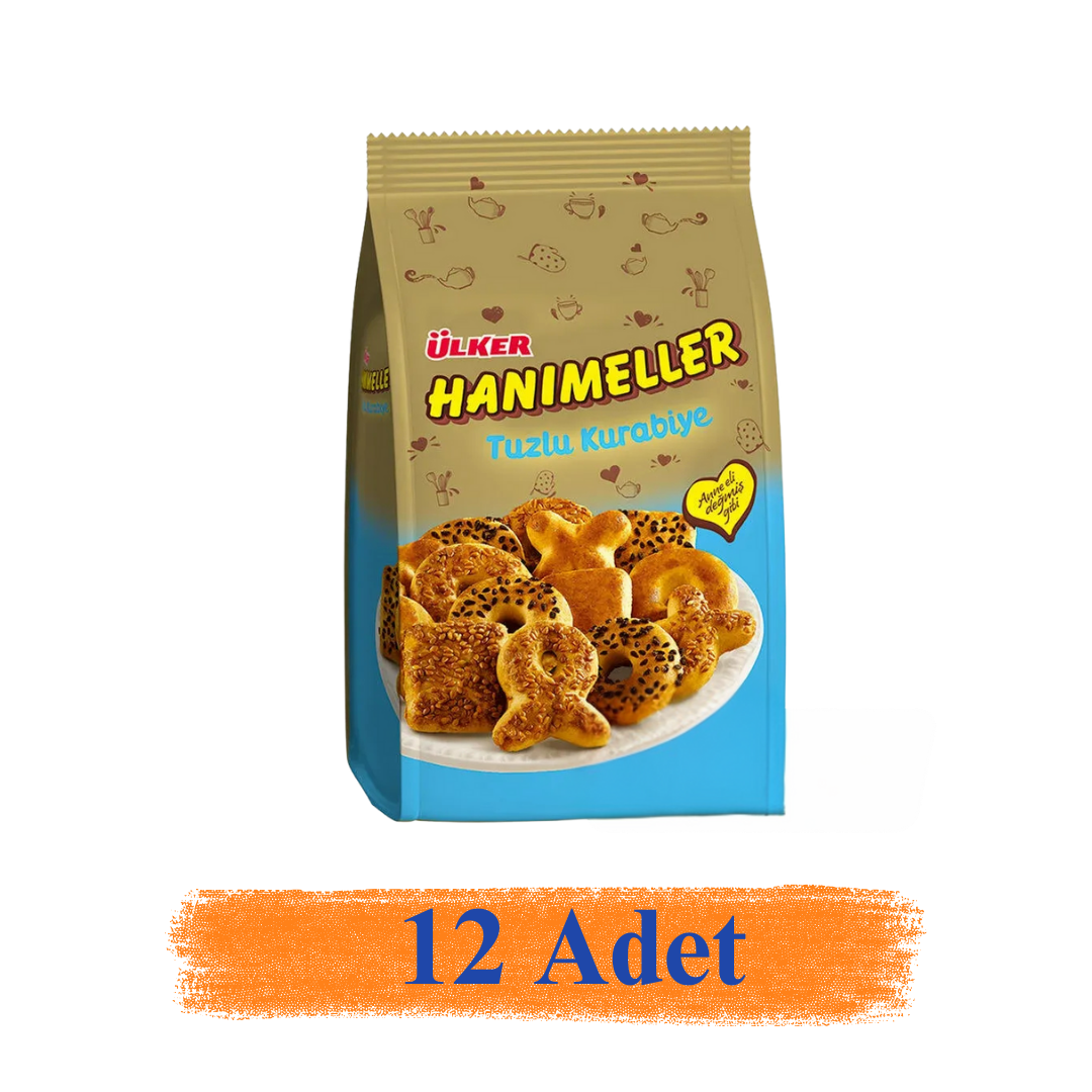 Ülker Hanımeller Tuzlu Karma Poşet 150 gr 12'Li