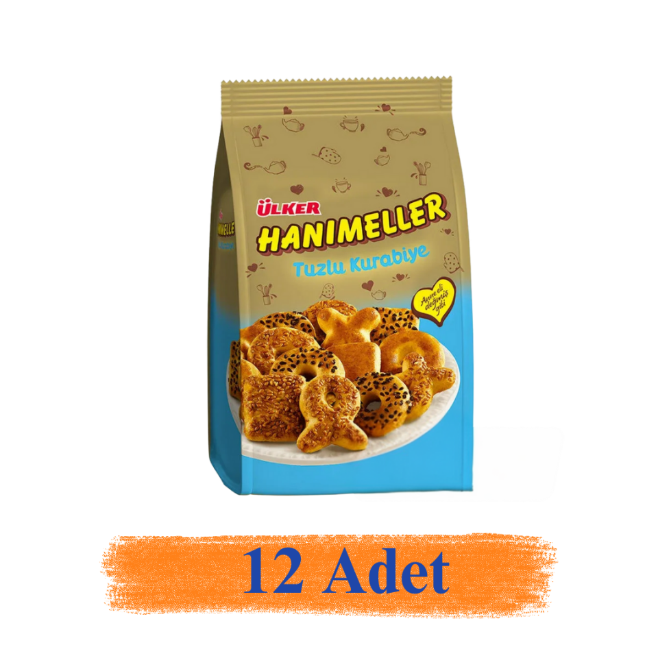 Ülker Hanımeller Tuzlu Karma Poşet 150 gr 12'Li