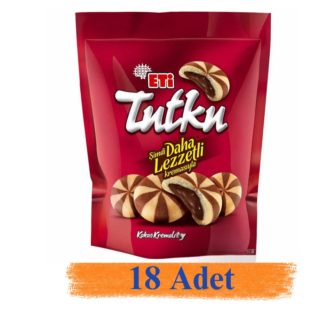 Eti Tutku Bisküvi 210 gr 18'Li