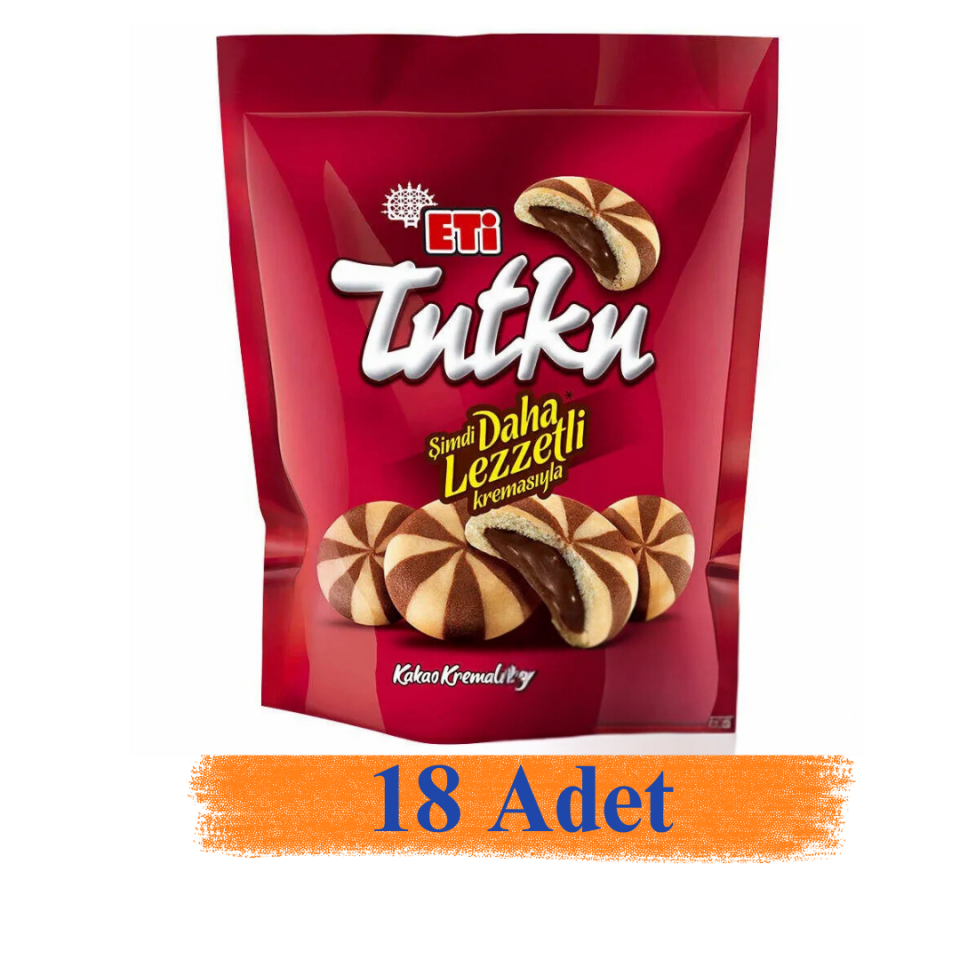 Eti Tutku Bisküvi 210 gr 18'Li