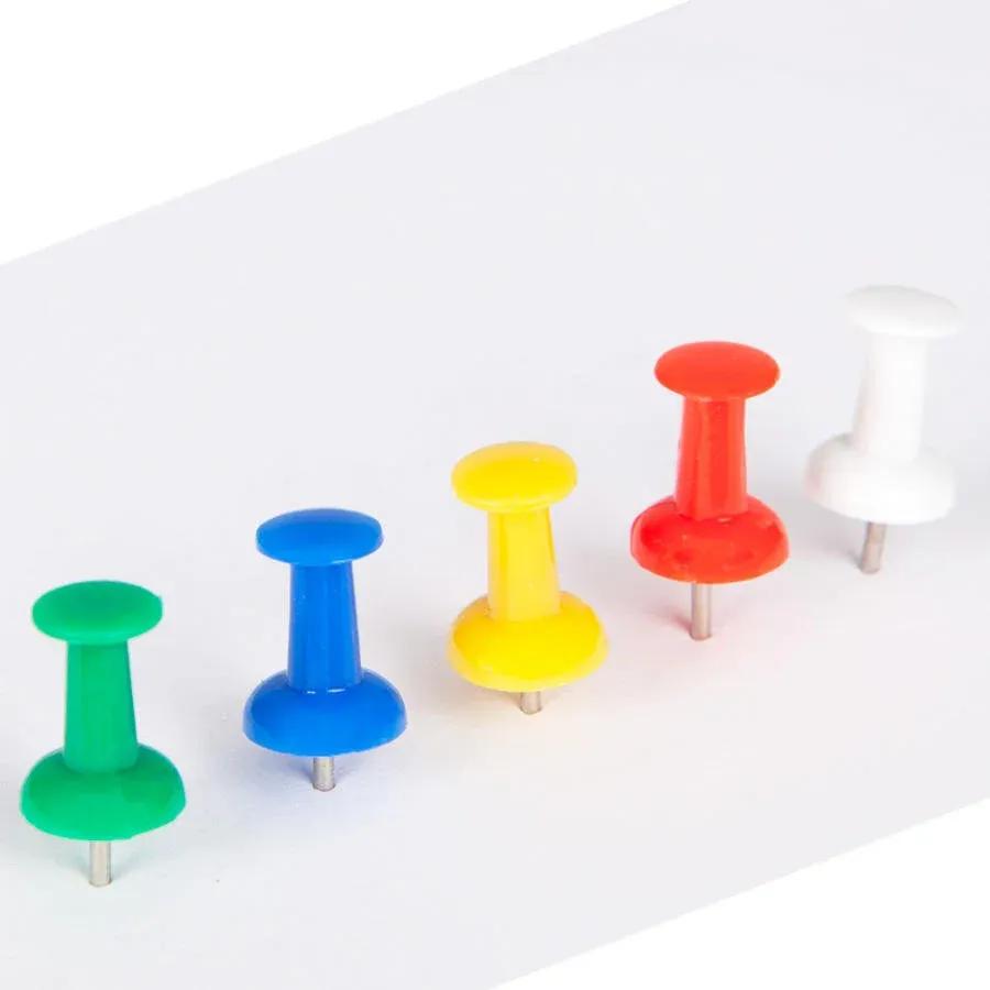 Mas 315 Harita Çivisi Karışık Renkli 18'li Kutu