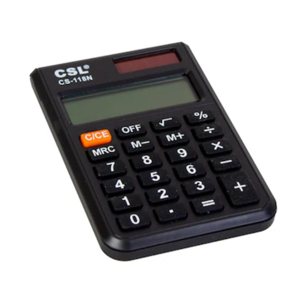 CSL HESAP MAKİNESİ CS-118N 8 HANE CEP TİPİ