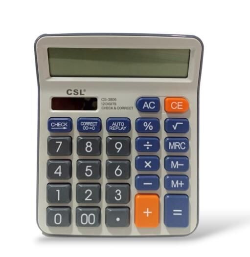 CSL HESAP MAKİNESİ CS-3806 12 HANE