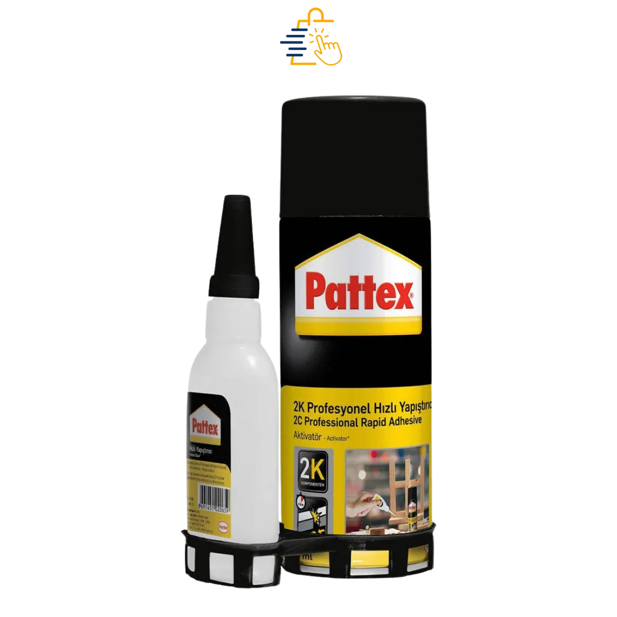 Pattex 2k Aktivatörlü Hızlı Yapıştırıcı 400 ml + 100 gr