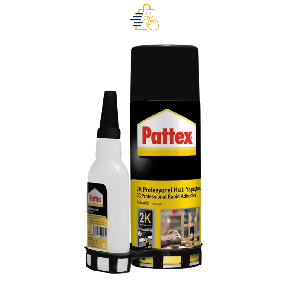 Pattex 2k Aktivatörlü Hızlı Yapıştırıcı 400 ml + 100 gr
