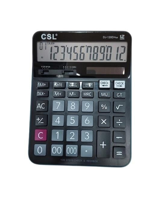 CSL HESAP MAKİNESİ DJ-120D PLUS 12 HANE BÜYÜK BOY