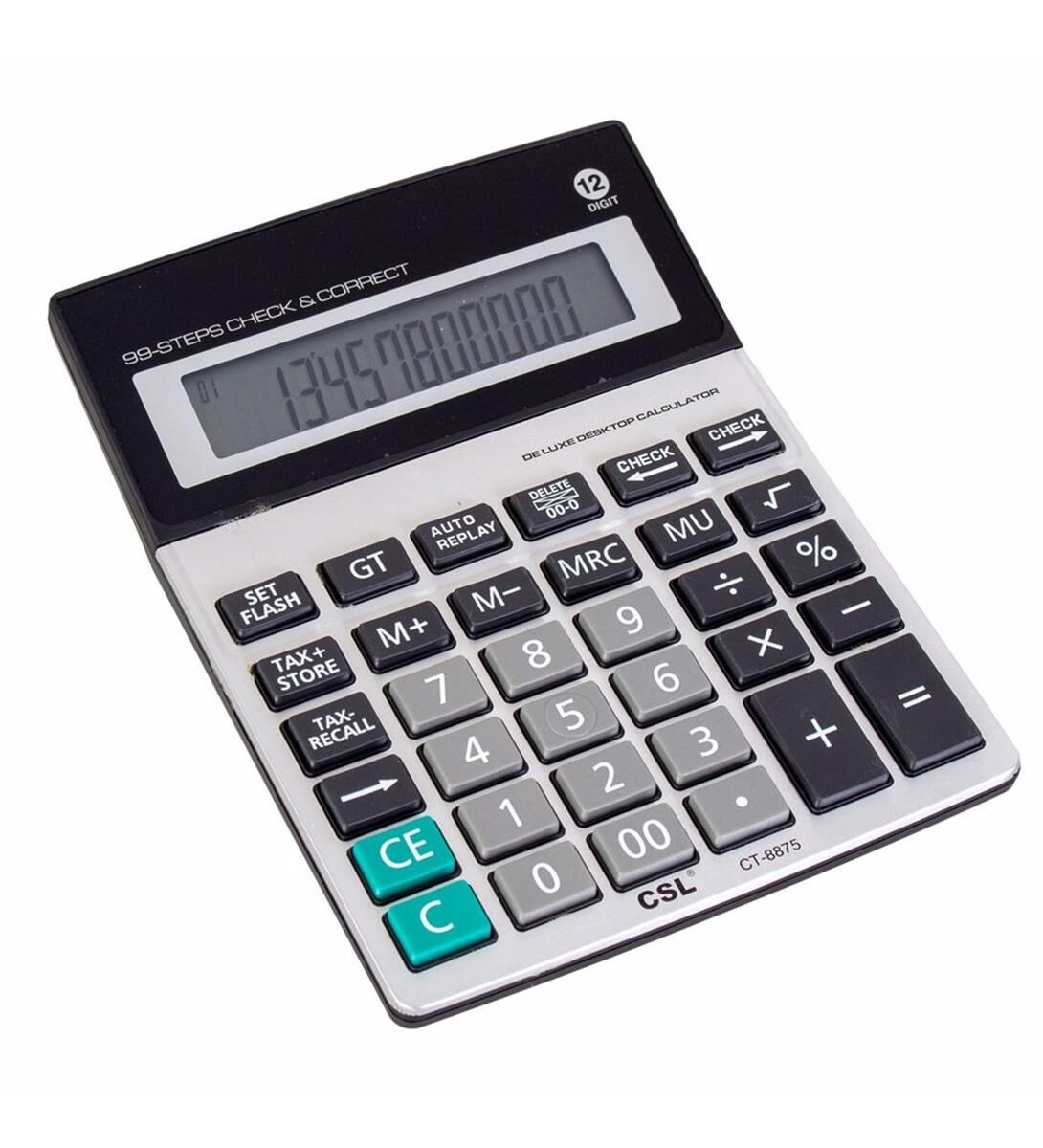 CSL HESAP MAKİNESİ CT-8875 12 HANE MASAÜSTÜ