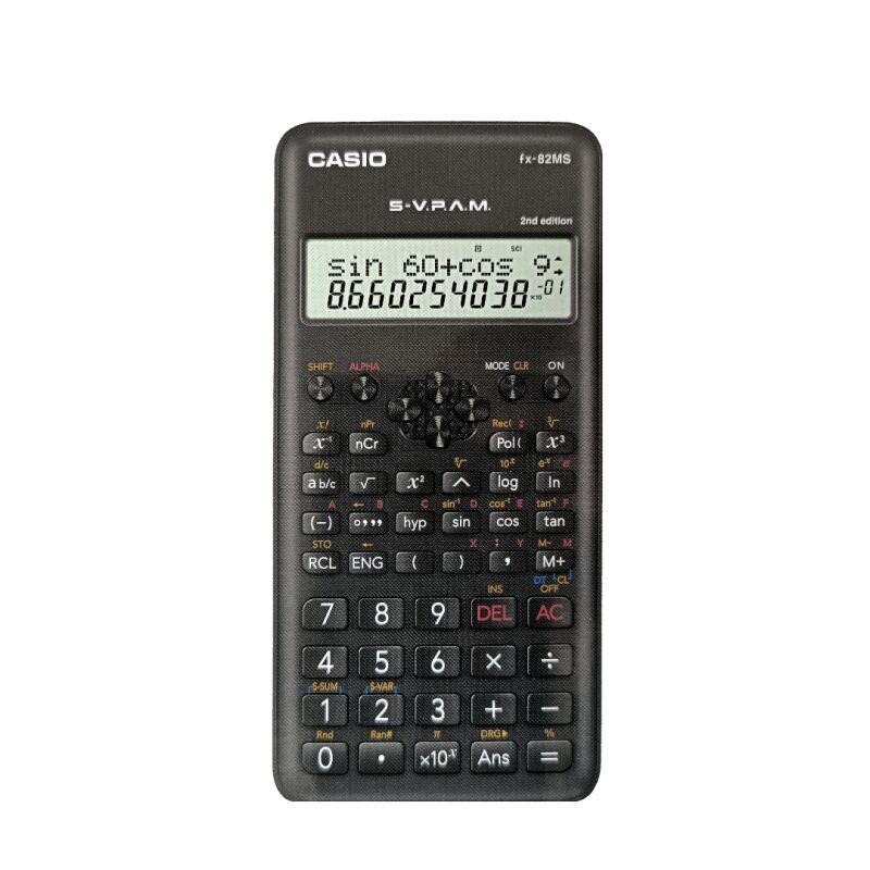 CASİO HESAP MAKİNESİ FX-82 MS FONSİYONLU SİYAH