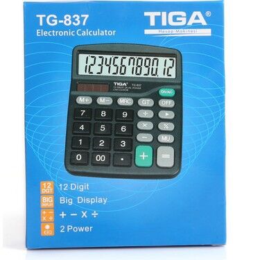 TIGA TG-837 HESAP MAKİNESİ