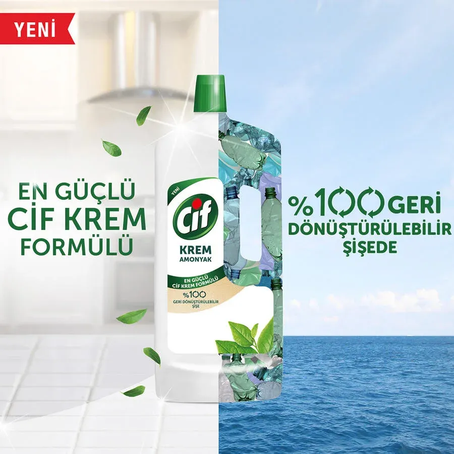 Cif Krem Amonyaklı Yüzey Temizleyicisi 1.5 LT