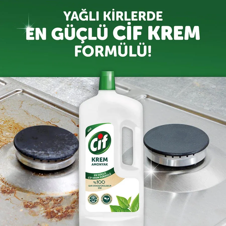 Cif Krem Amonyaklı Yüzey Temizleyicisi 1.5 LT