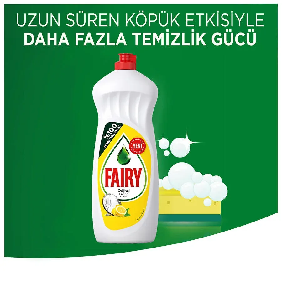 Fairy Elde Yıkama Bulaşık Deterjanı Limon 650 ML