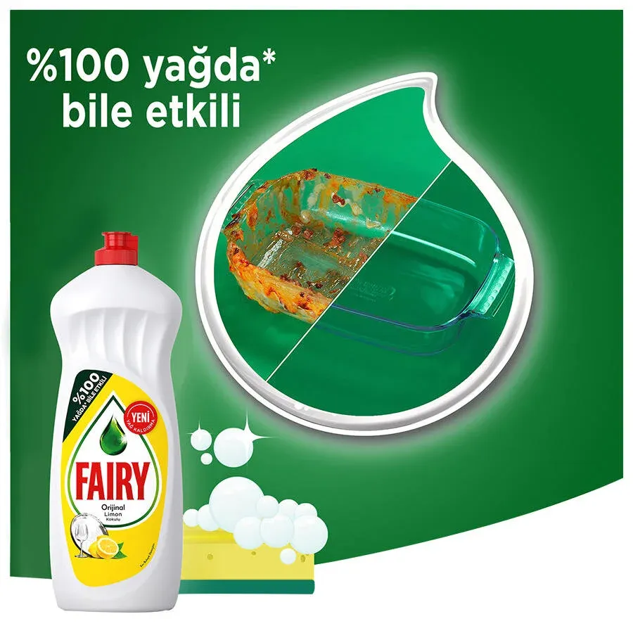 Fairy Elde Yıkama Bulaşık Deterjanı Limon 650 ML