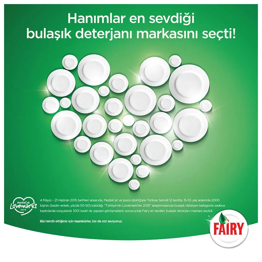Fairy Elde Yıkama Bulaşık Deterjanı Limon 650 ML