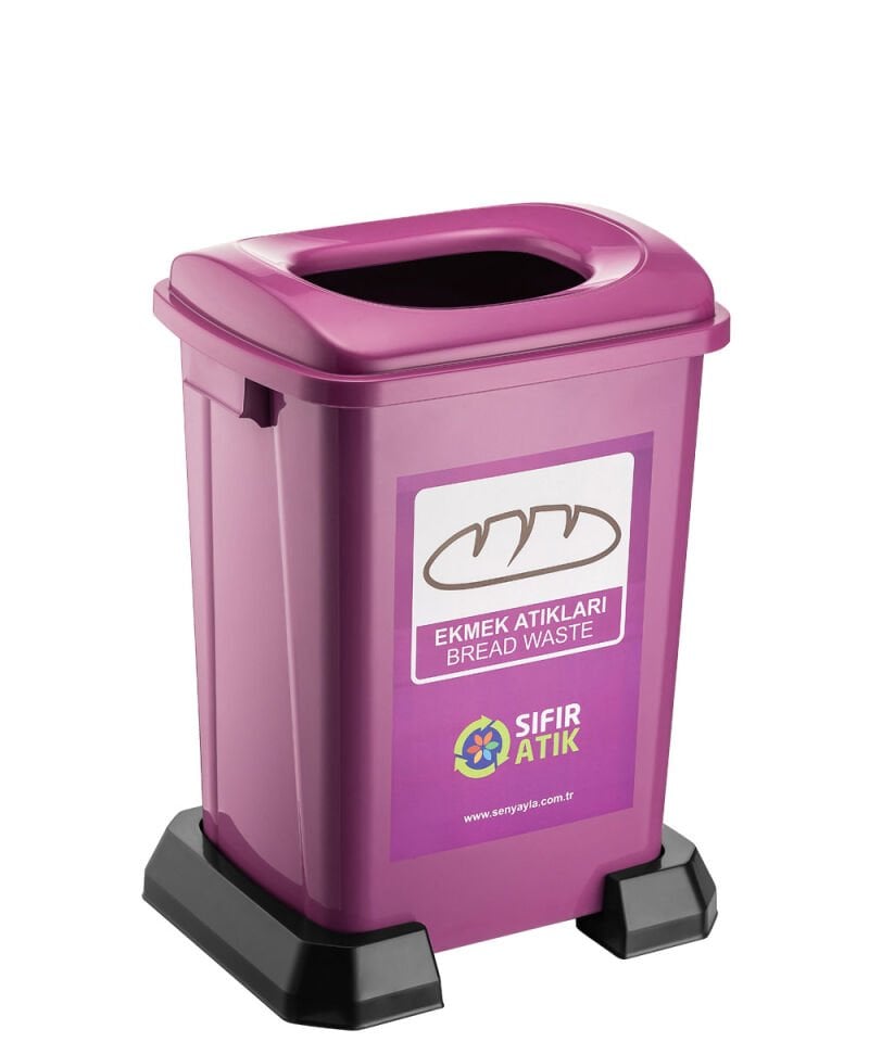 PLASTİK GERİ DÖNÜŞÜM KOVASI TEKLİ 50 LT