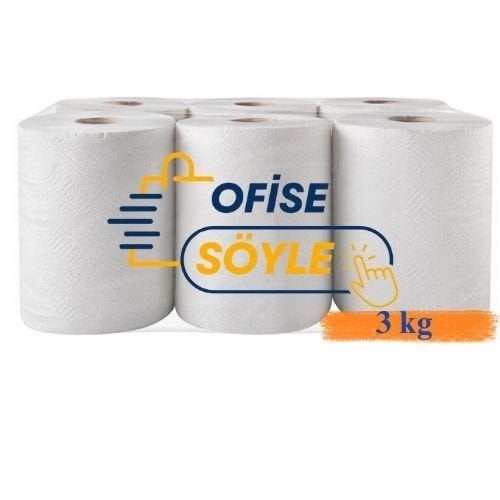Ofise Söyle Hareketli Kağıt Havlu 21 cm 6'lı (3 kg)