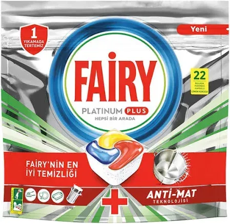 Fairy Platinum Plus 120 Yıkama Tablet Bulaşık Makinesi Deterjanı 120'li