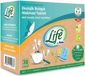 Fakir Life By Ekolojik Bulaşık Makinesi Tableti 30 Adet