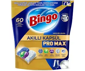 Bingo Akıllı Bulaşık Kapsülü Pro Max 60 Adet