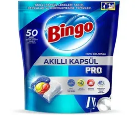 Bingo Akıllı Kapsül Pro Bulaşık Makinesi Tableti 50'Lİ