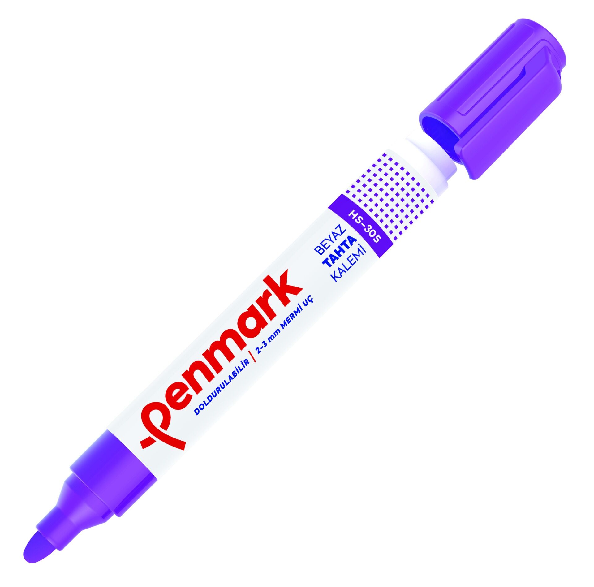 Penmark HS-305 Doldurulabilir Tahta Kalemi Lila Mor Renk