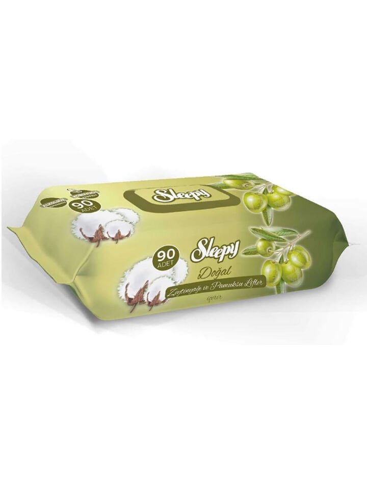 Sleepy Zeytinyağlı Islak Havlu 90'lı
