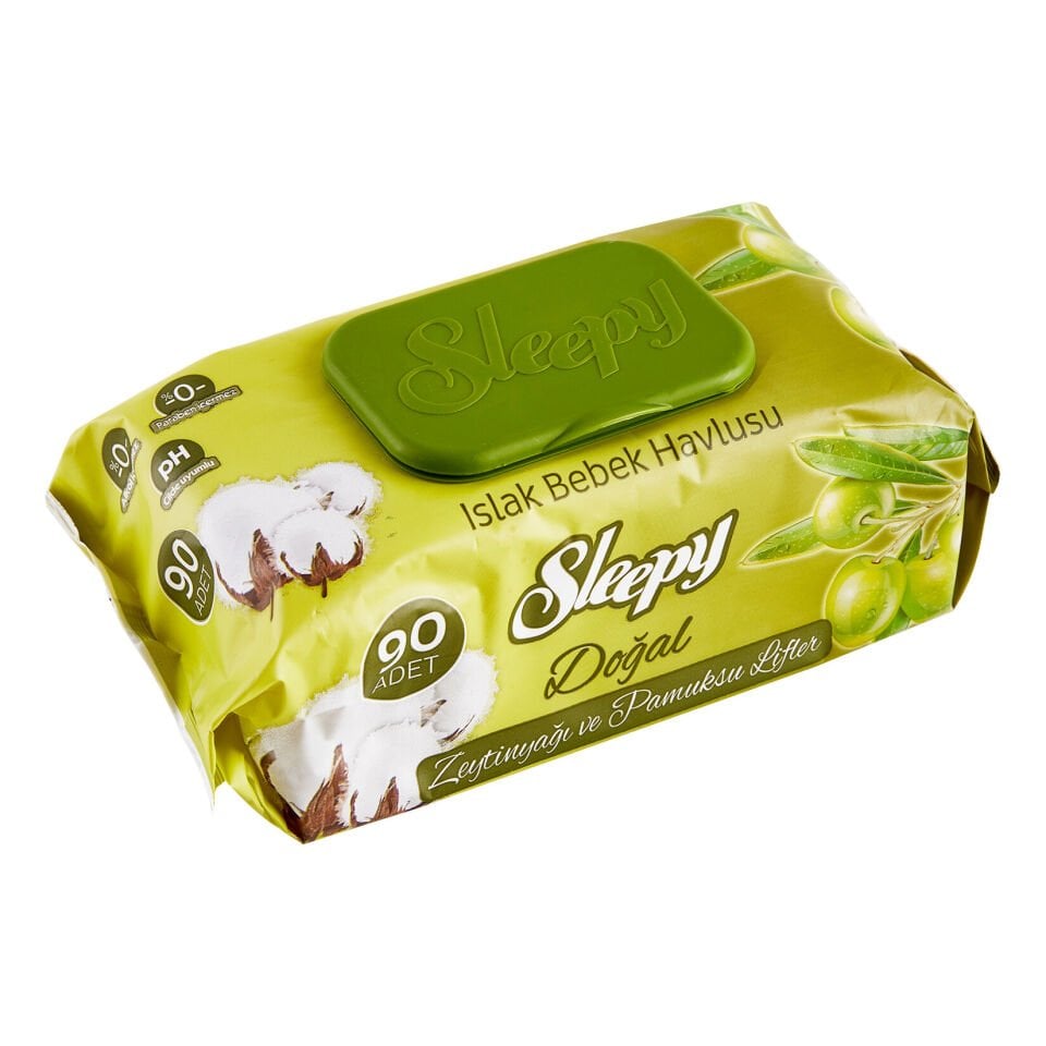 Sleepy Zeytinyağlı Islak Havlu 90'lı