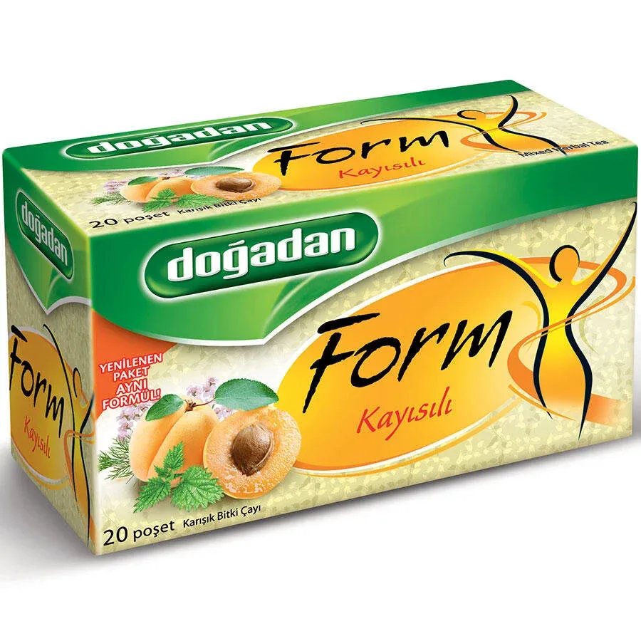 Doğadan Form Kayısılı Çay 20'li