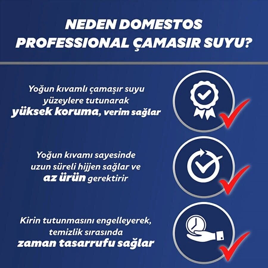 Domestos Professional Yoğun Kıvamlı Çamaşır Suyu 10 Litre