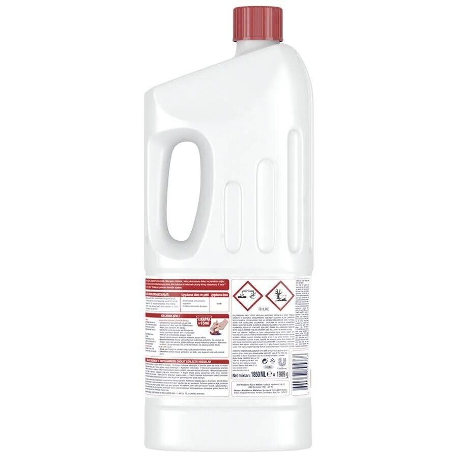 Domestos Yoğun Kıvamlı Çamaşır Suyu Ultra Beyaz Maksimum Hijyen 1.850 ml