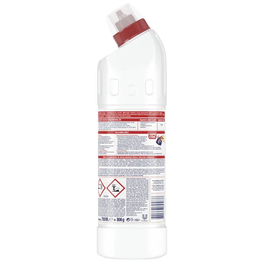 Domestos Çamaşır Suyu Kar Beyazı 750 ML