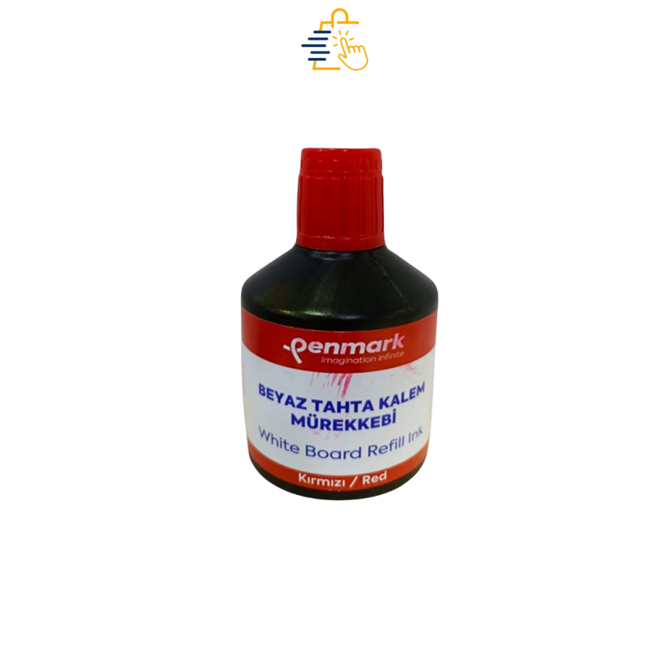 PENMARK TAHTA KALEM MÜREKKEBİ KIRMIZI 100 ML HS-107-03