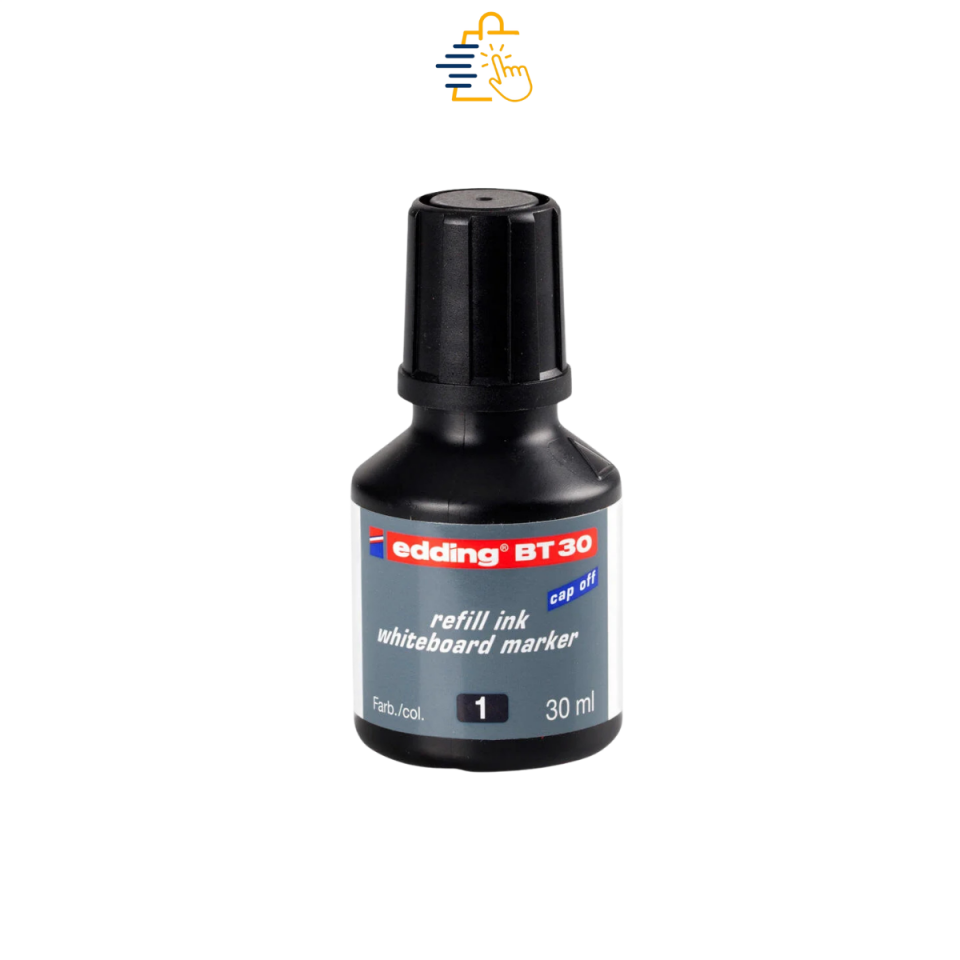 EDDİNG TAHTA KALEM MÜREKKEBİ SİYAH 30 ML BT30-001