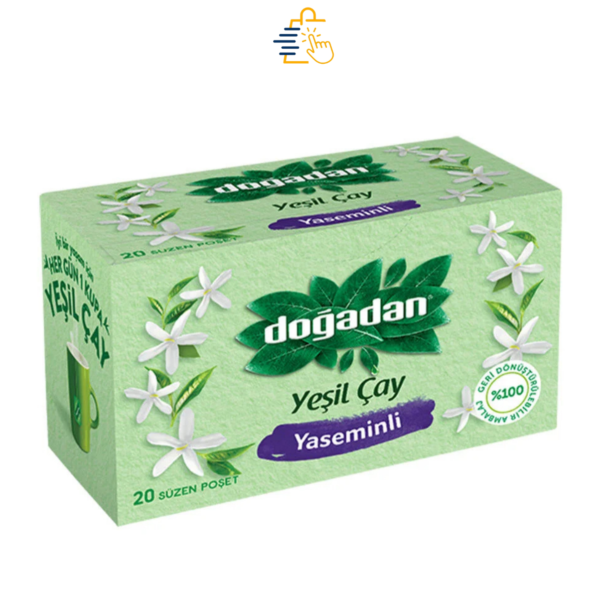 Doğadan Yaseminli Yeşil Çay 20'li