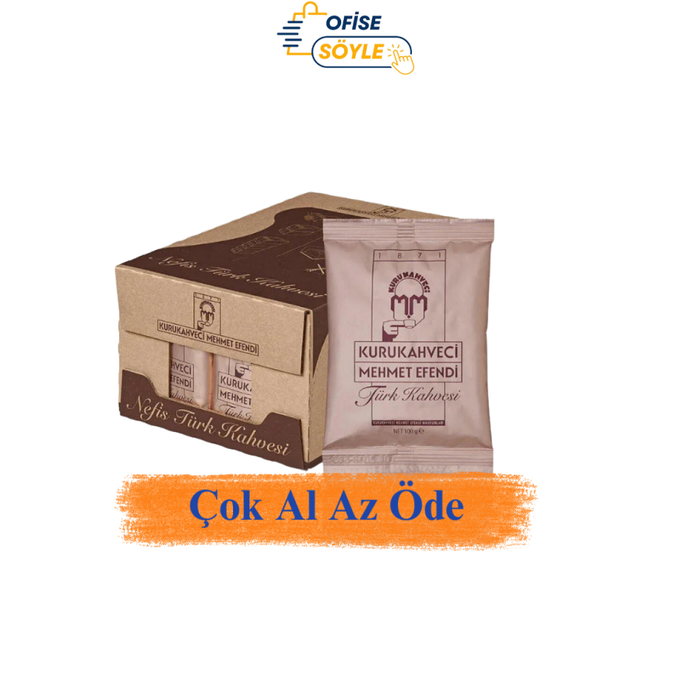 Mehmet Efendi Türk Kahvesi 100 g 25'li Paket