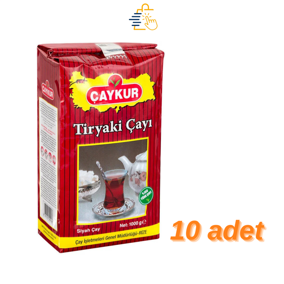 Çaykur Tiryaki Dökme Çay 1000 g 10'lu Paket Çok Al Az Öde