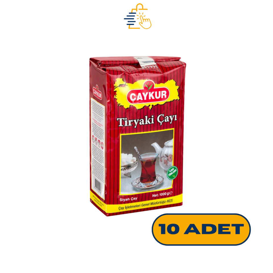 KOLİYLE AL - Çaykur Tiryaki Dökme Çay 1000 gr 10'lu