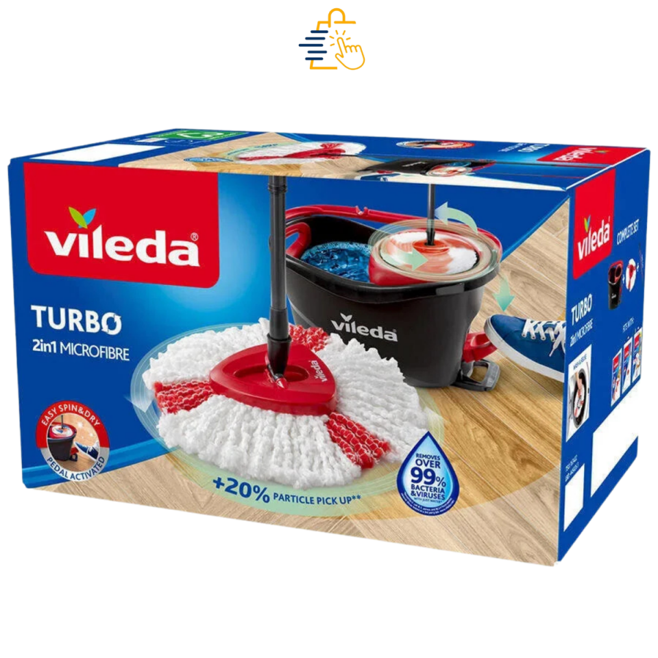 Vileda Turbo 2in1 Pedallı Temizlik Seti
