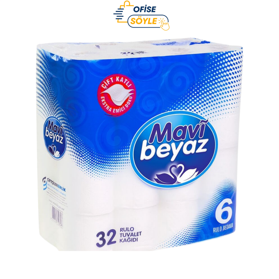 Mavi Beyaz 32'li Tuvalet Kağıdı