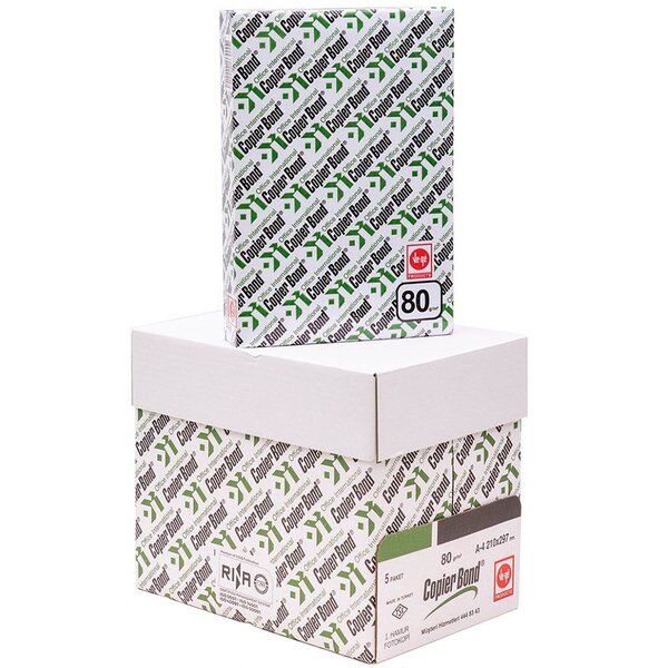 Copier Bond A4 Fotokopi Kağıdı 80 g 1 Koli (5 Paket, 2.500 Sayfa)
