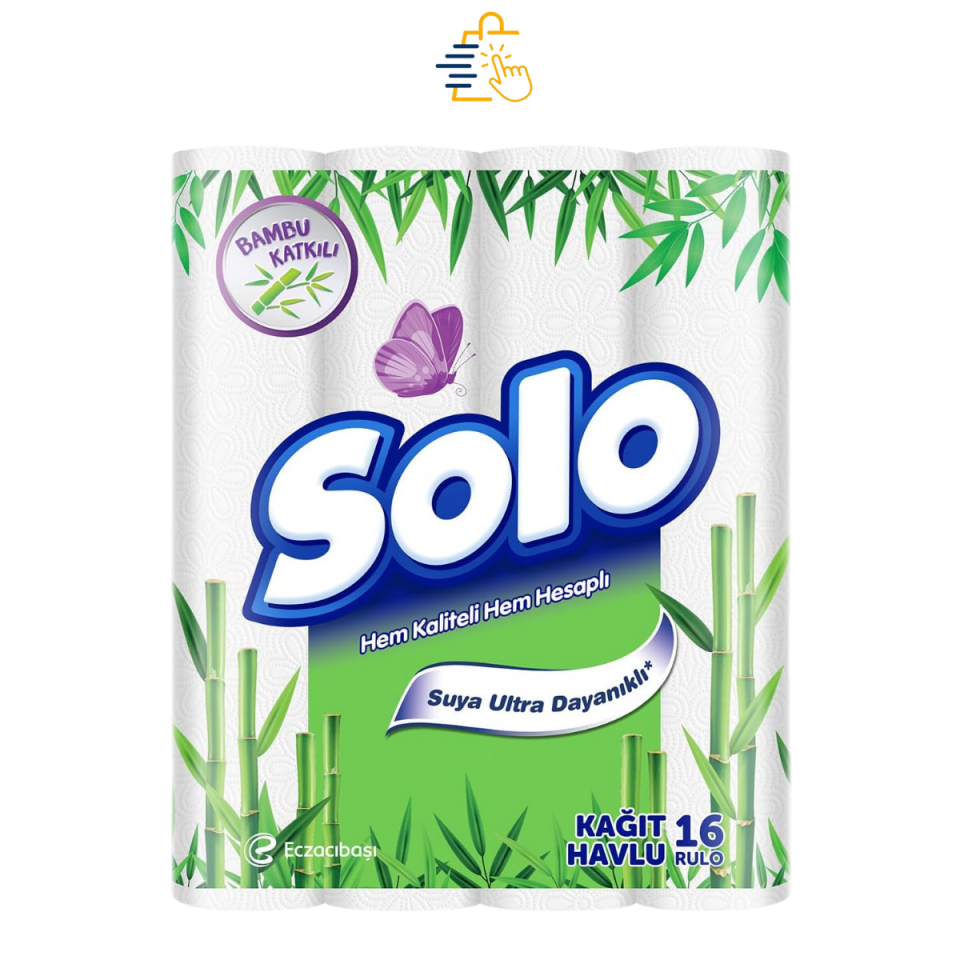 SOLO Bambu Katkılı Kağıt Havlu 16'lı